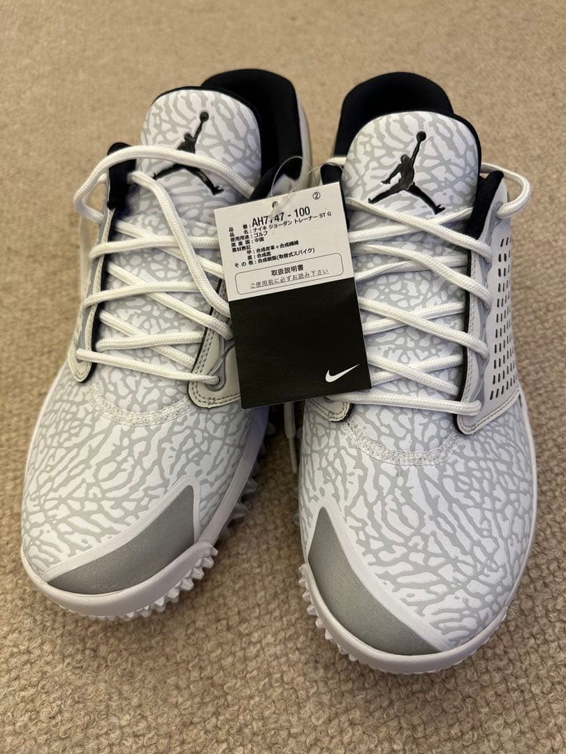 Nike Jordan ゴルフシューズ ホワイト/グレー