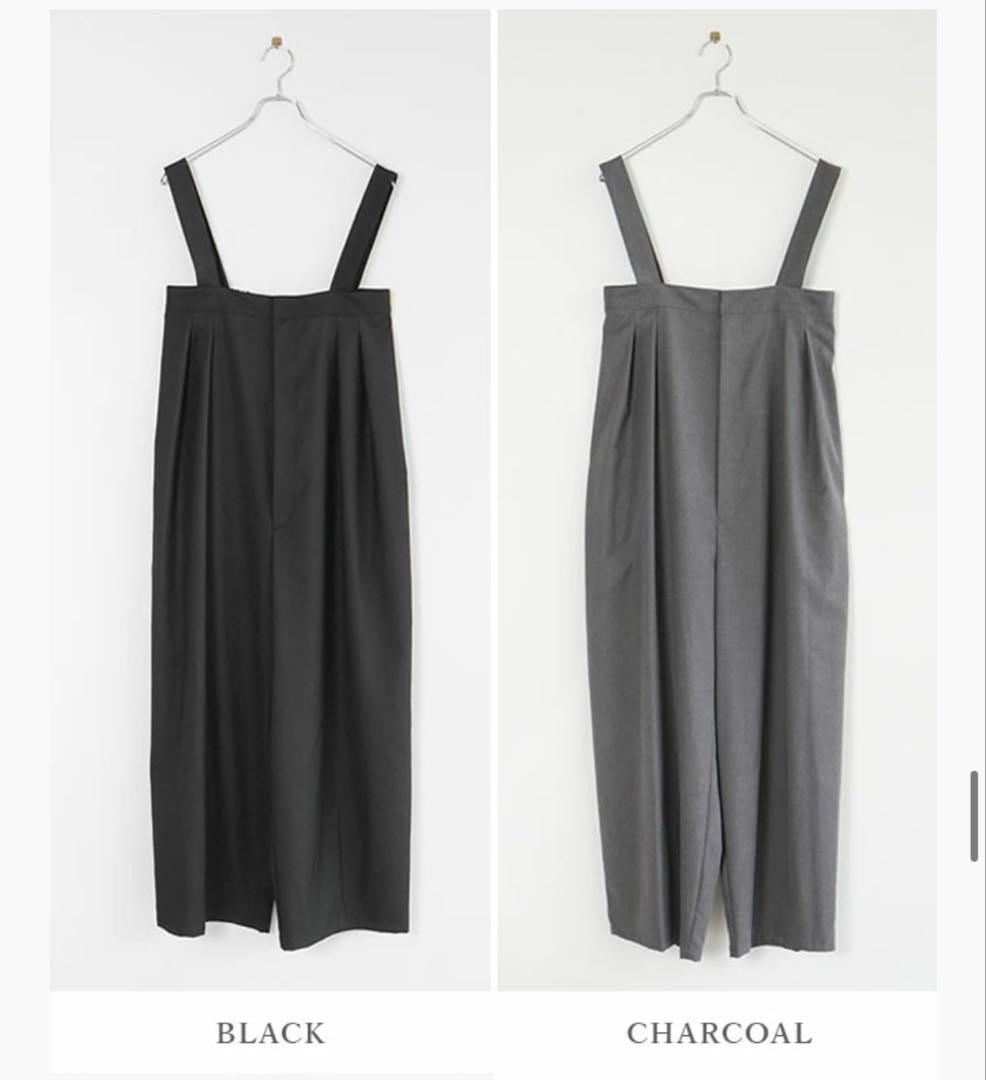 SOLAMONAT LARME サロペット チャコール 38