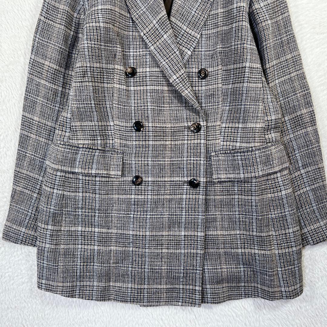 人気✨ガリャルダガランテ 大草直子さんコラボ ピークドラペルジャケット チェック