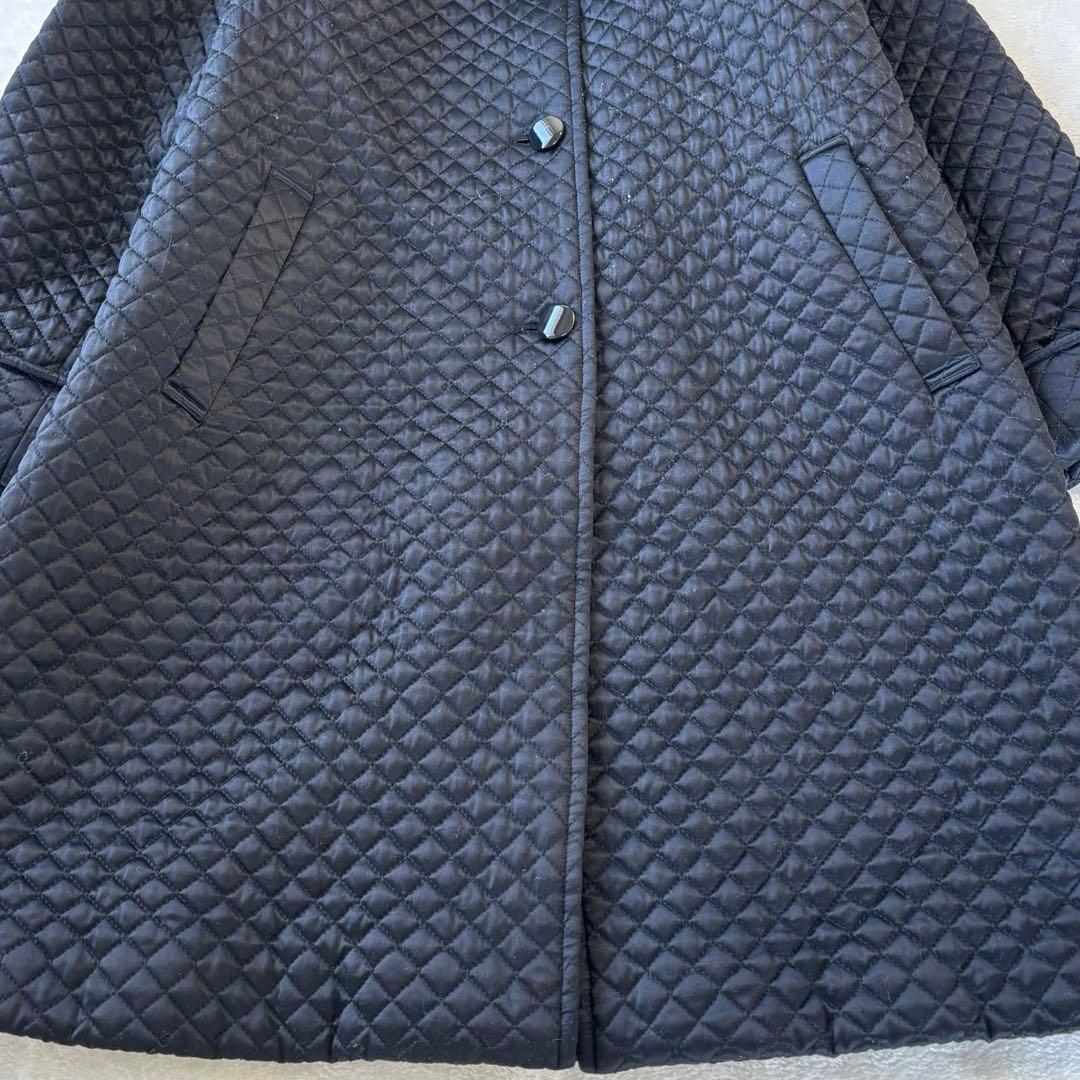 美品　スーパービューティー　シルク　フォックス　キルト　コート　2way 大きい