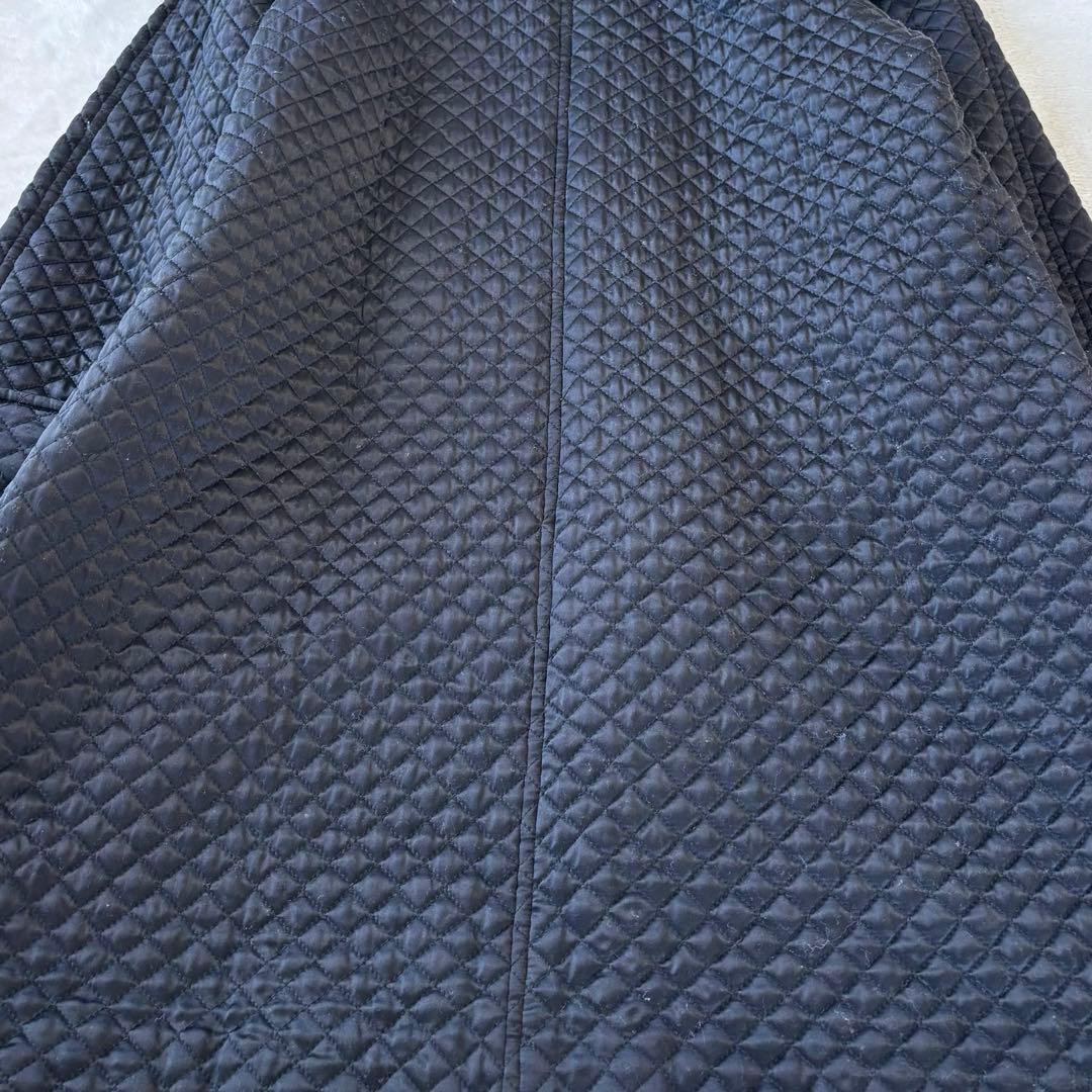 美品　スーパービューティー　シルク　フォックス　キルト　コート　2way 大きい