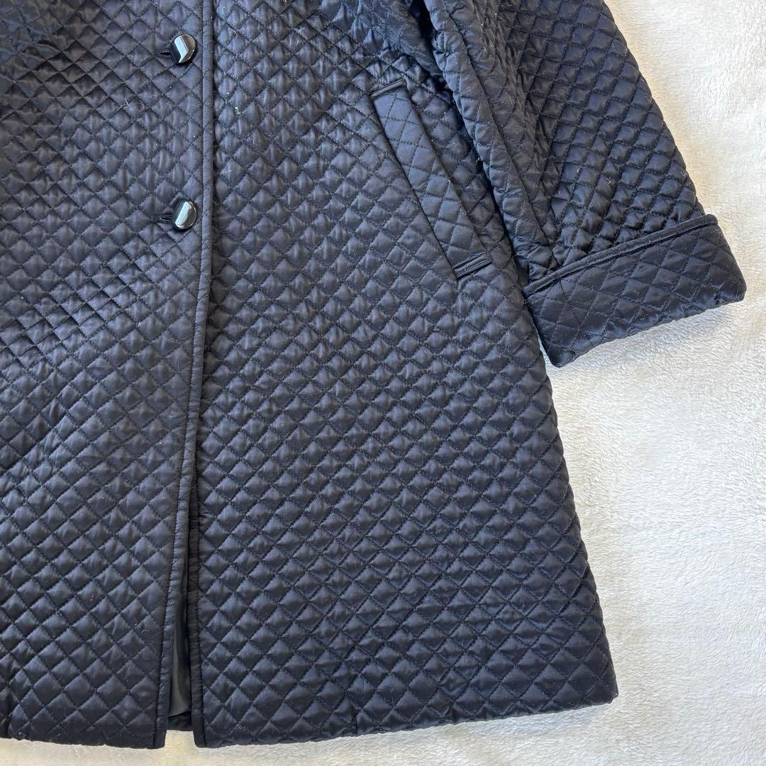 美品　スーパービューティー　シルク　フォックス　キルト　コート　2way 大きい