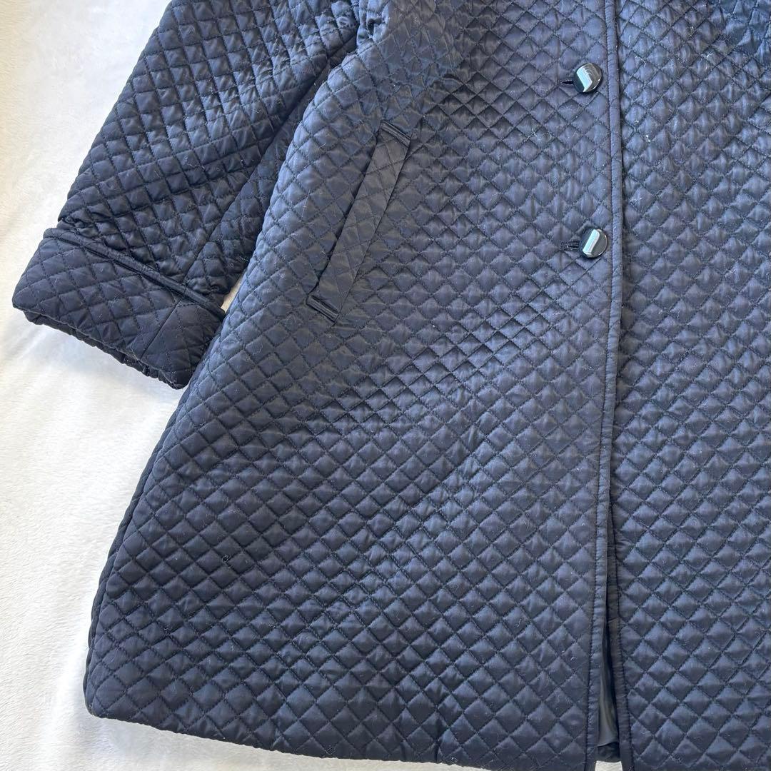 美品　スーパービューティー　シルク　フォックス　キルト　コート　2way 大きい