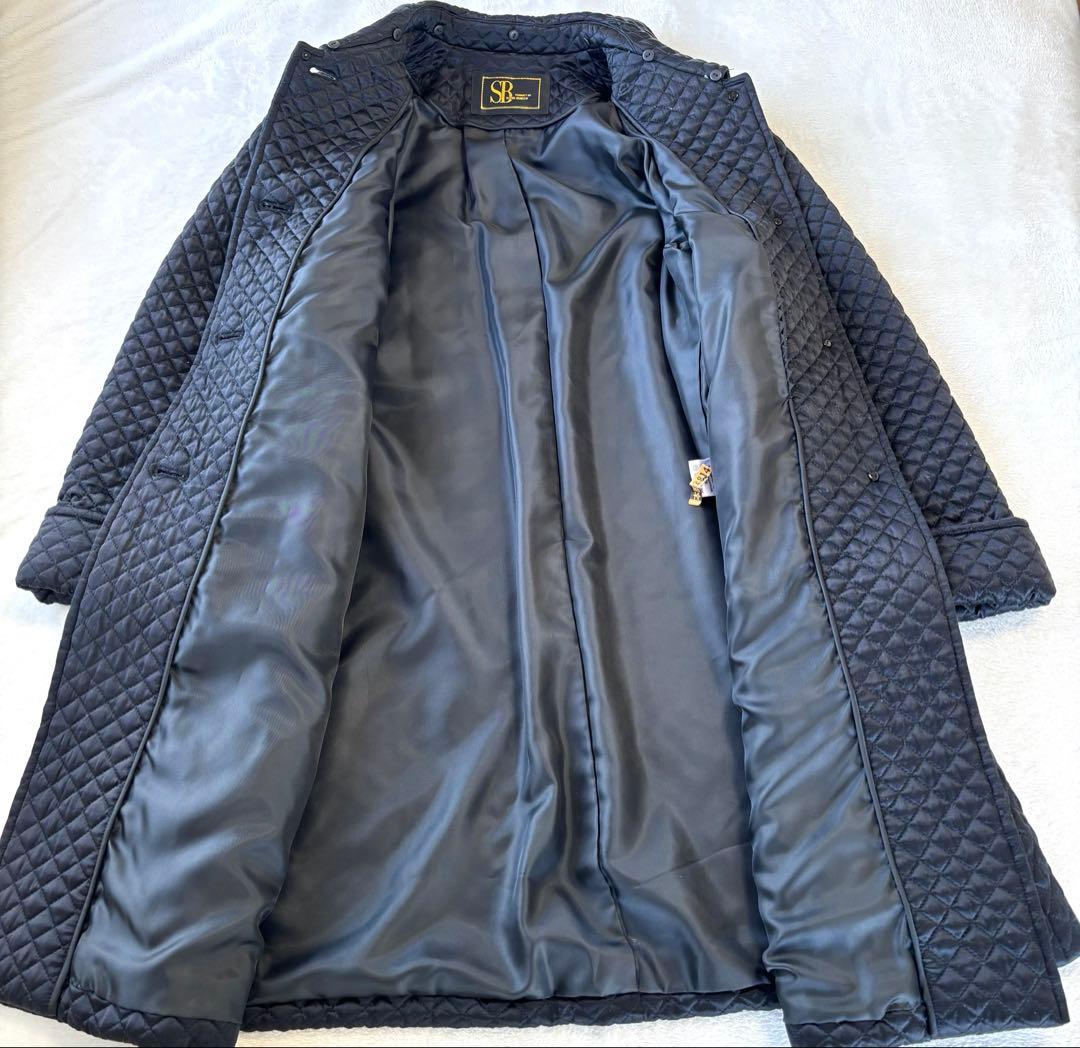 美品　スーパービューティー　シルク　フォックス　キルト　コート　2way 大きい