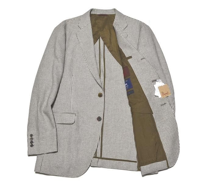 新品 タグ付き PAPAS パパス 千鳥柄スーツ Lサイズ 国内正規 日本製 ②
