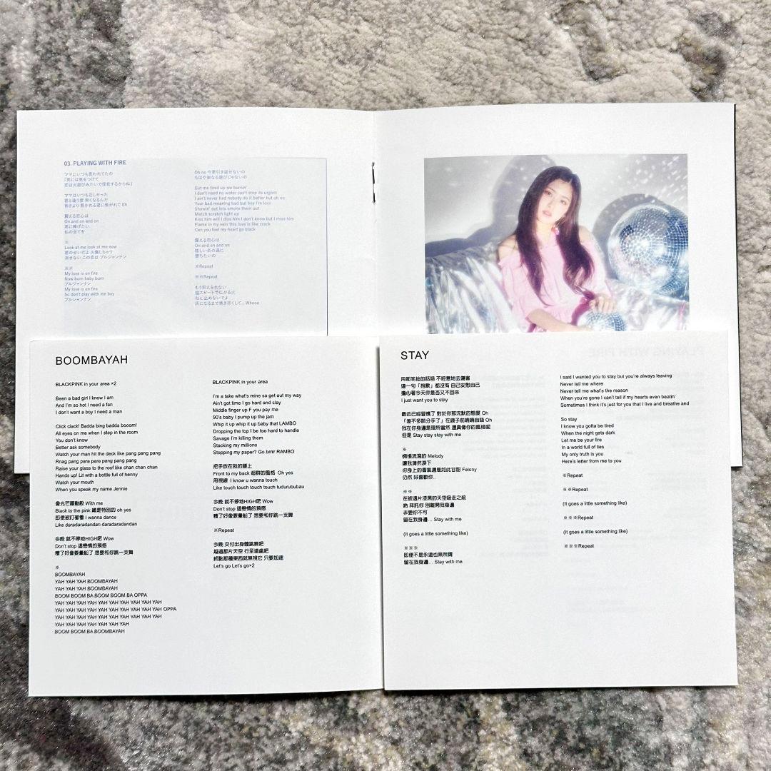 BLACKPINK 日本語ver. 台湾発売CD