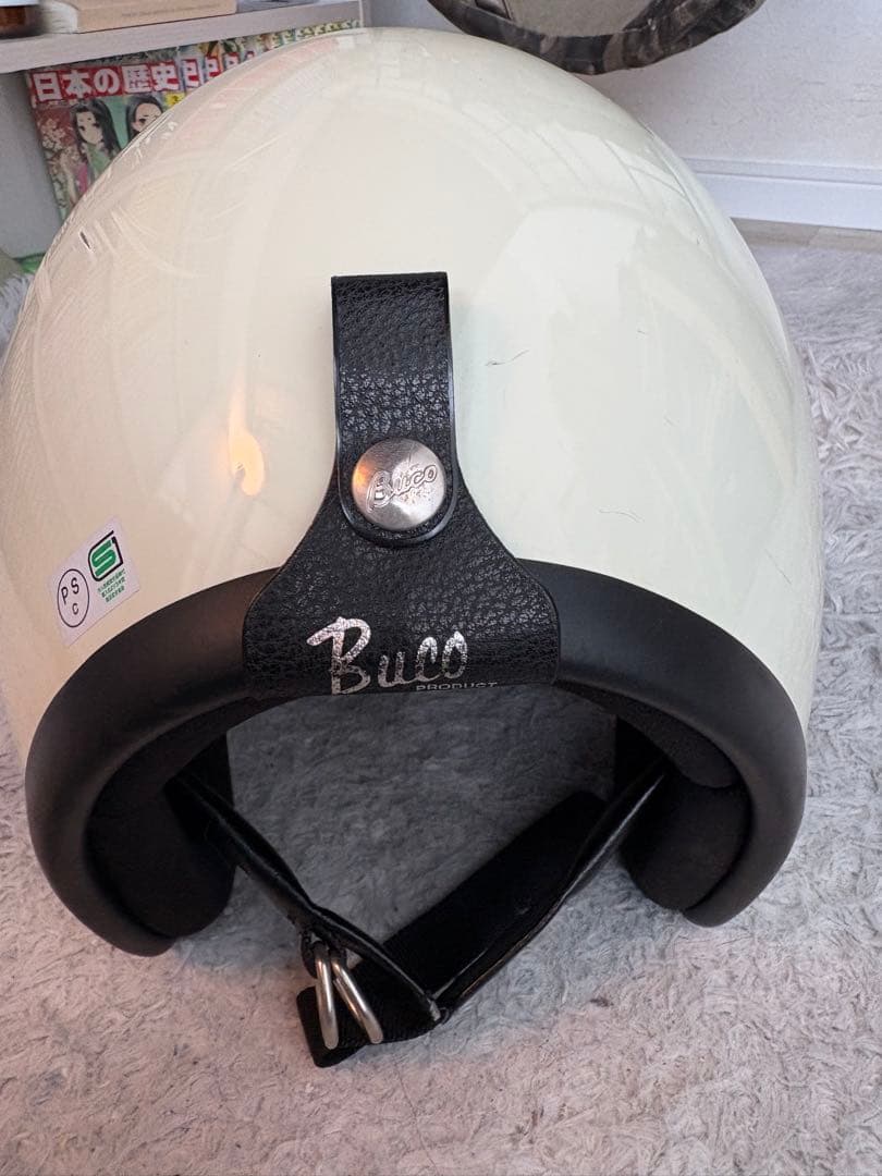 Buco ジェットヘルメットアイボリー