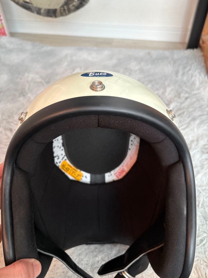 Buco ジェットヘルメットアイボリー