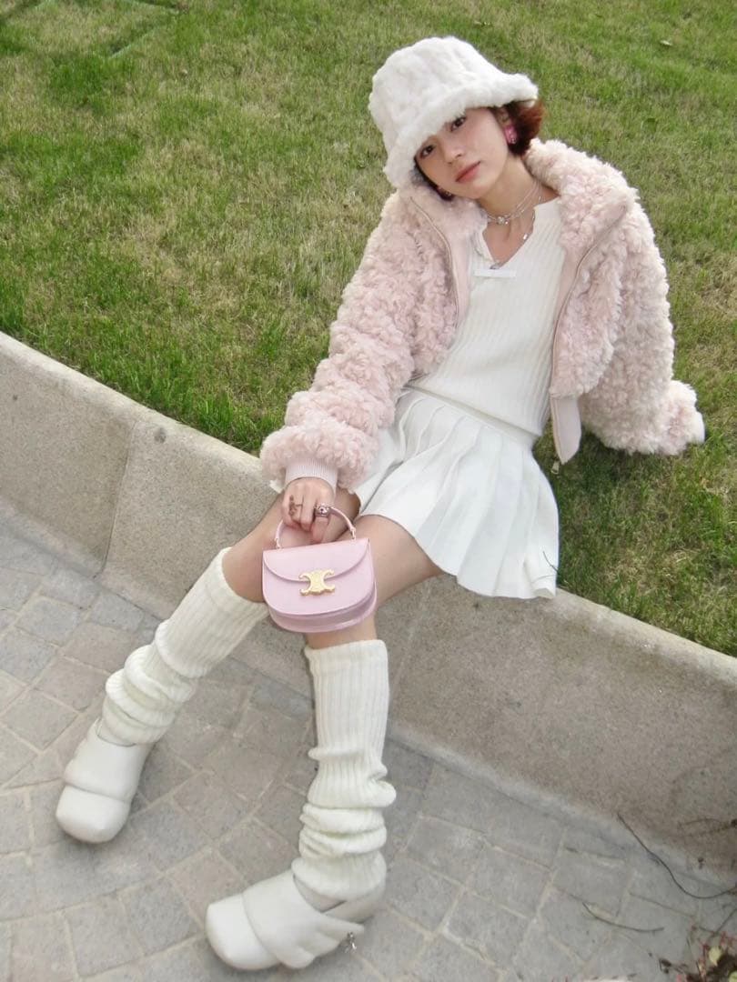 GRAPE Hotel Wings Platform Shoes ホワイトy2k