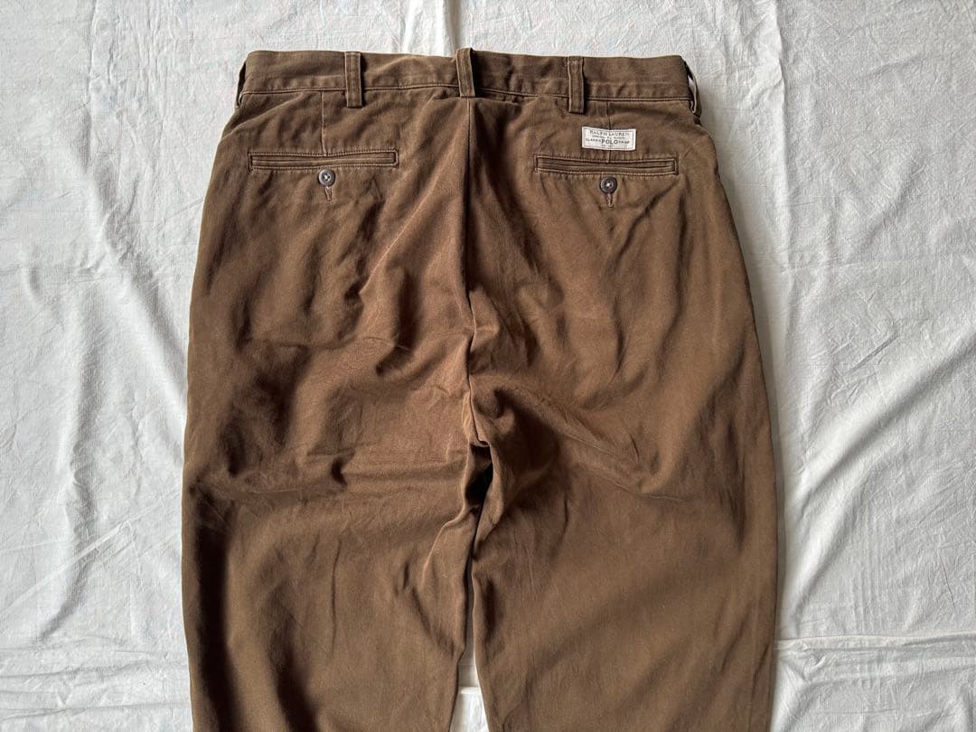 Ralph Lauren \"ANDREW PANT\" 34/32 2タックパンツ