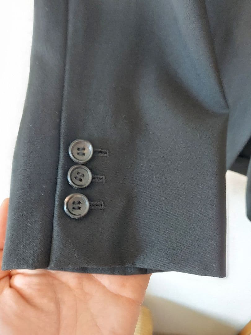 値下げ　【N.HOOLYWOOD 】黒スーツジャケットとパンツセット　細身