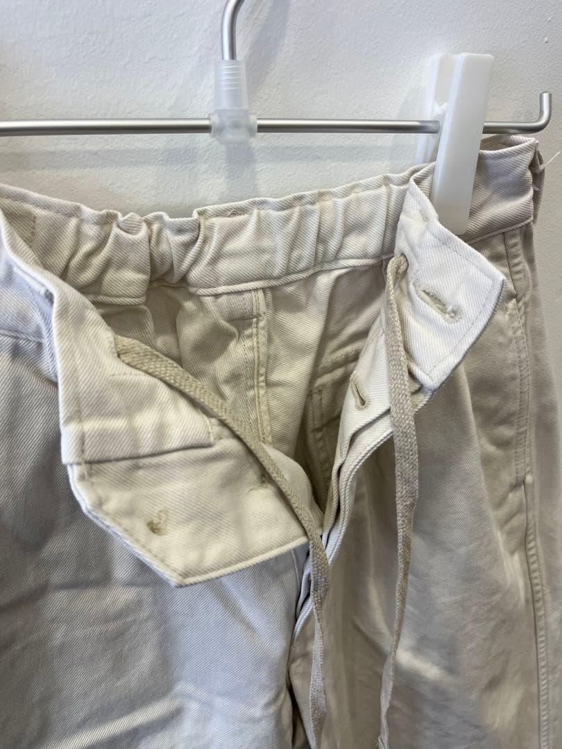 45R 足袋クロスの908ペグトップパンツ