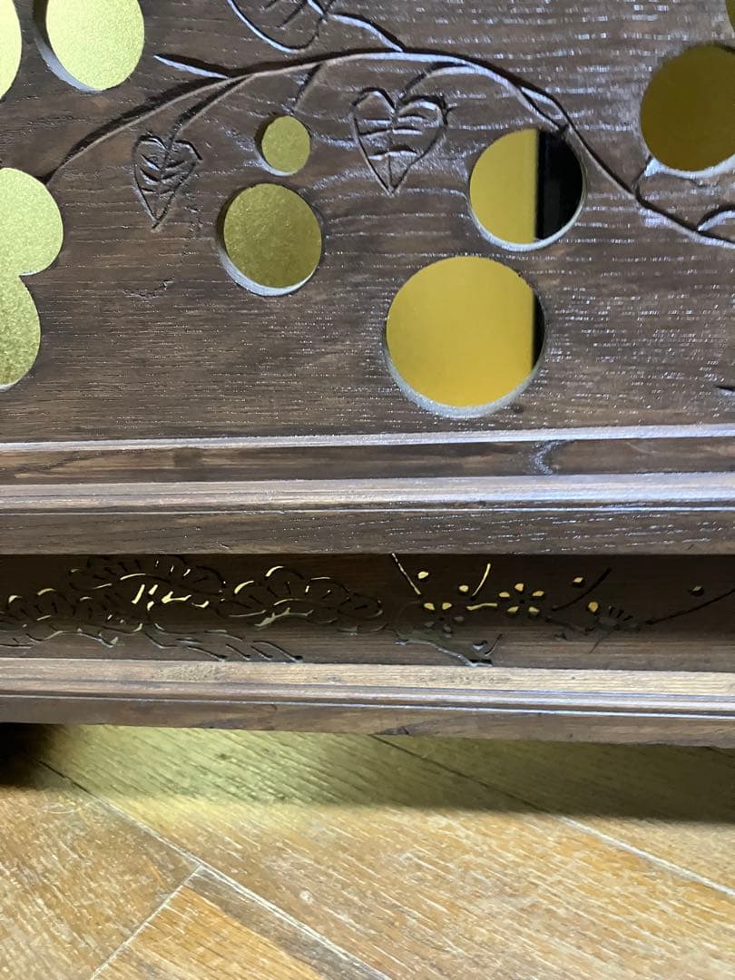 刀掛け 透かし彫り 特注 一点物