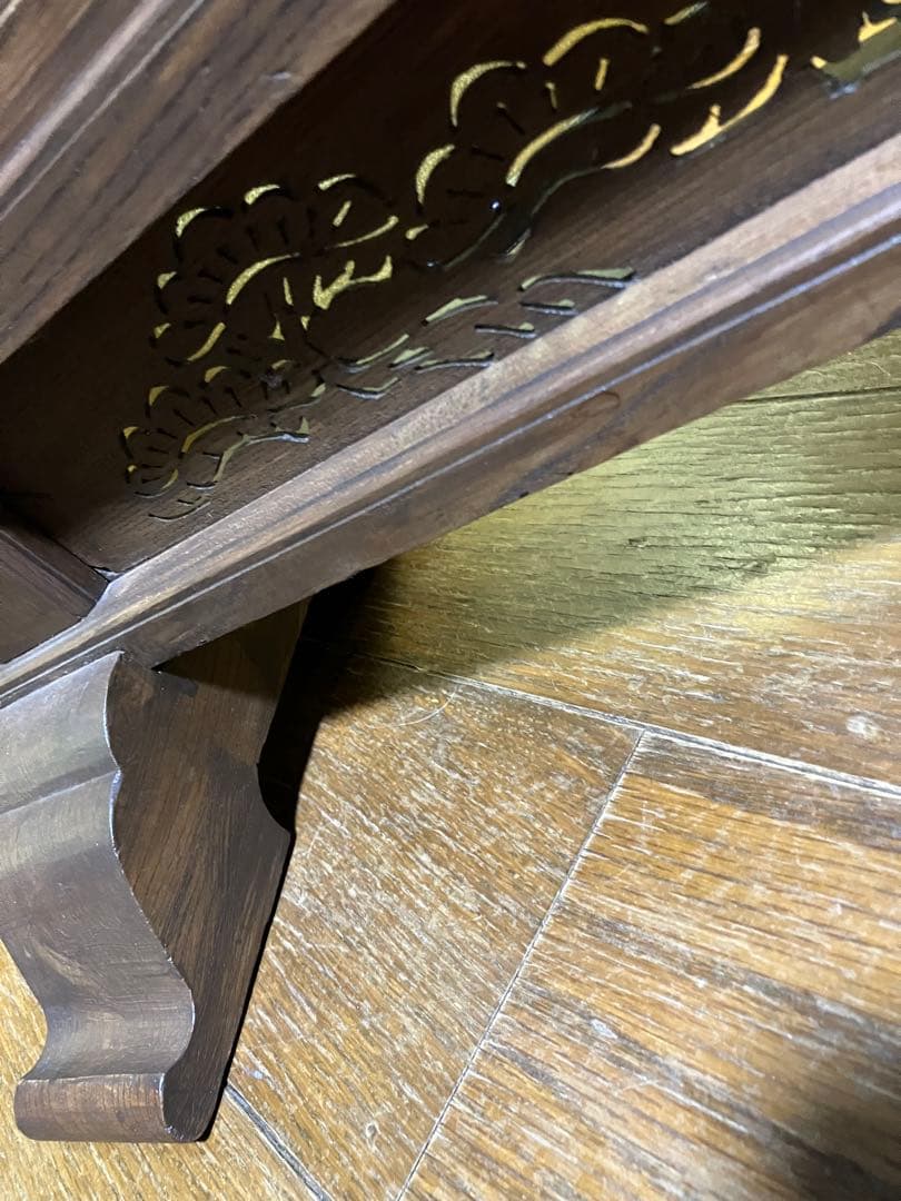 刀掛け 透かし彫り 特注 一点物
