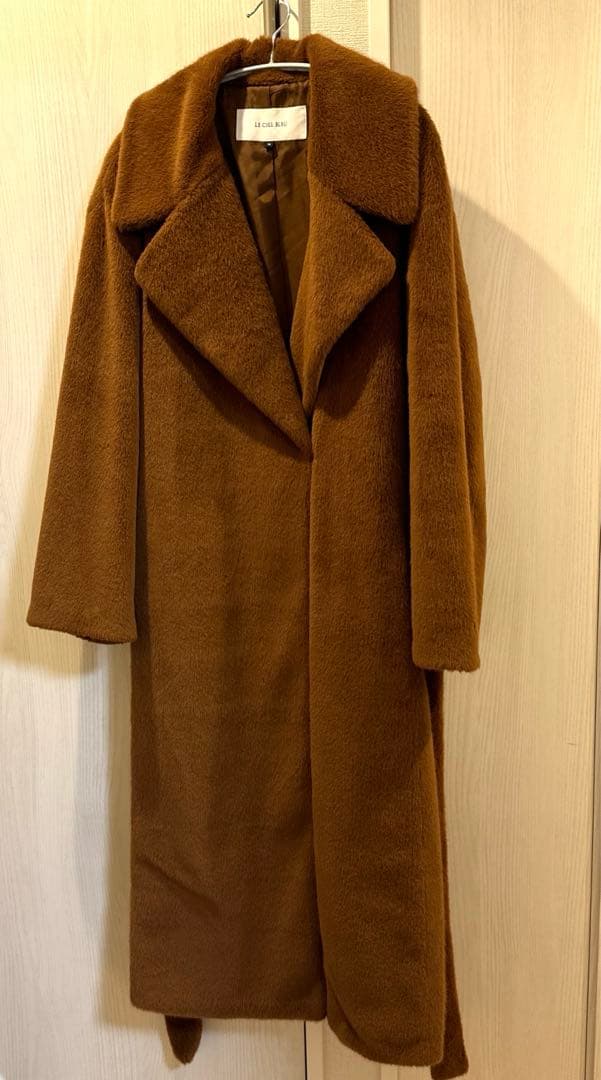 【美品・即日発送します！】LE CIEL BLEU ブラウンファーコート