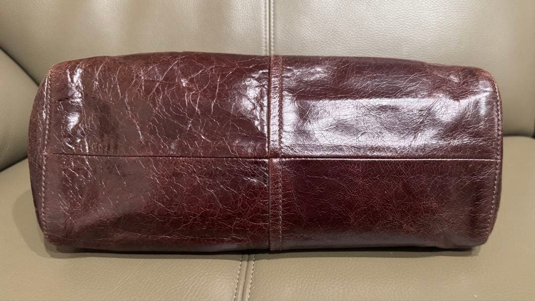 PRADA ワンショルダーバッグ 革製 レザー ブラウン 中古品