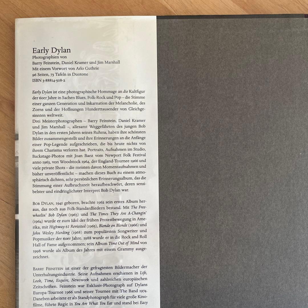 希少洋書　Early Dylan ボブ・ディラン写真集