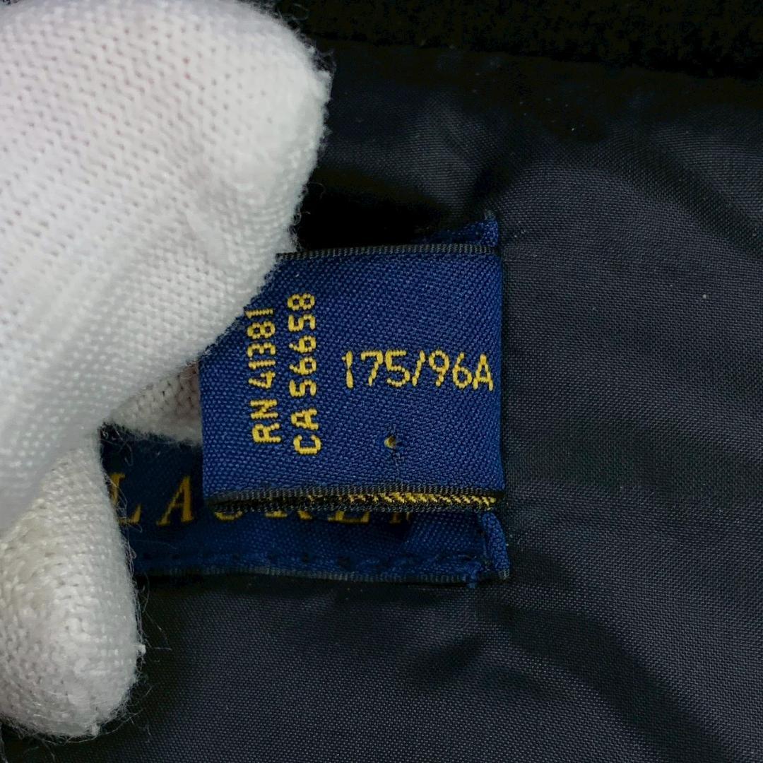 美品★ポロラルフローレン ダウンベスト ビッグポニー刺繍 ブラック M　D992