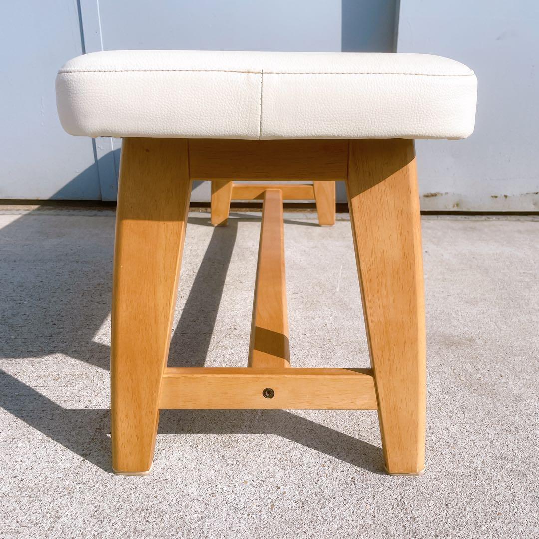 【美品】karimoku Chitano カリモク チターノ レザーベンチ