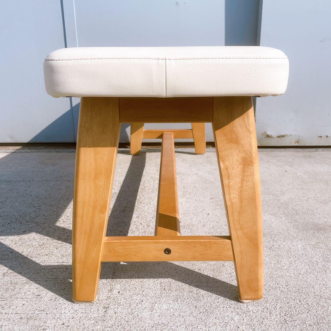 【美品】karimoku Chitano カリモク チターノ レザーベンチ