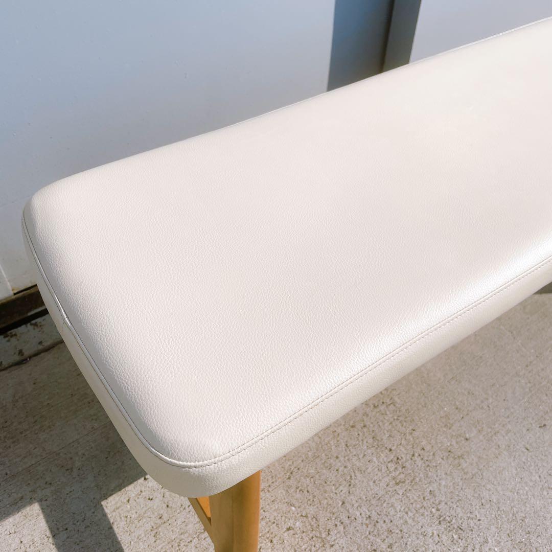 【美品】karimoku Chitano カリモク チターノ レザーベンチ