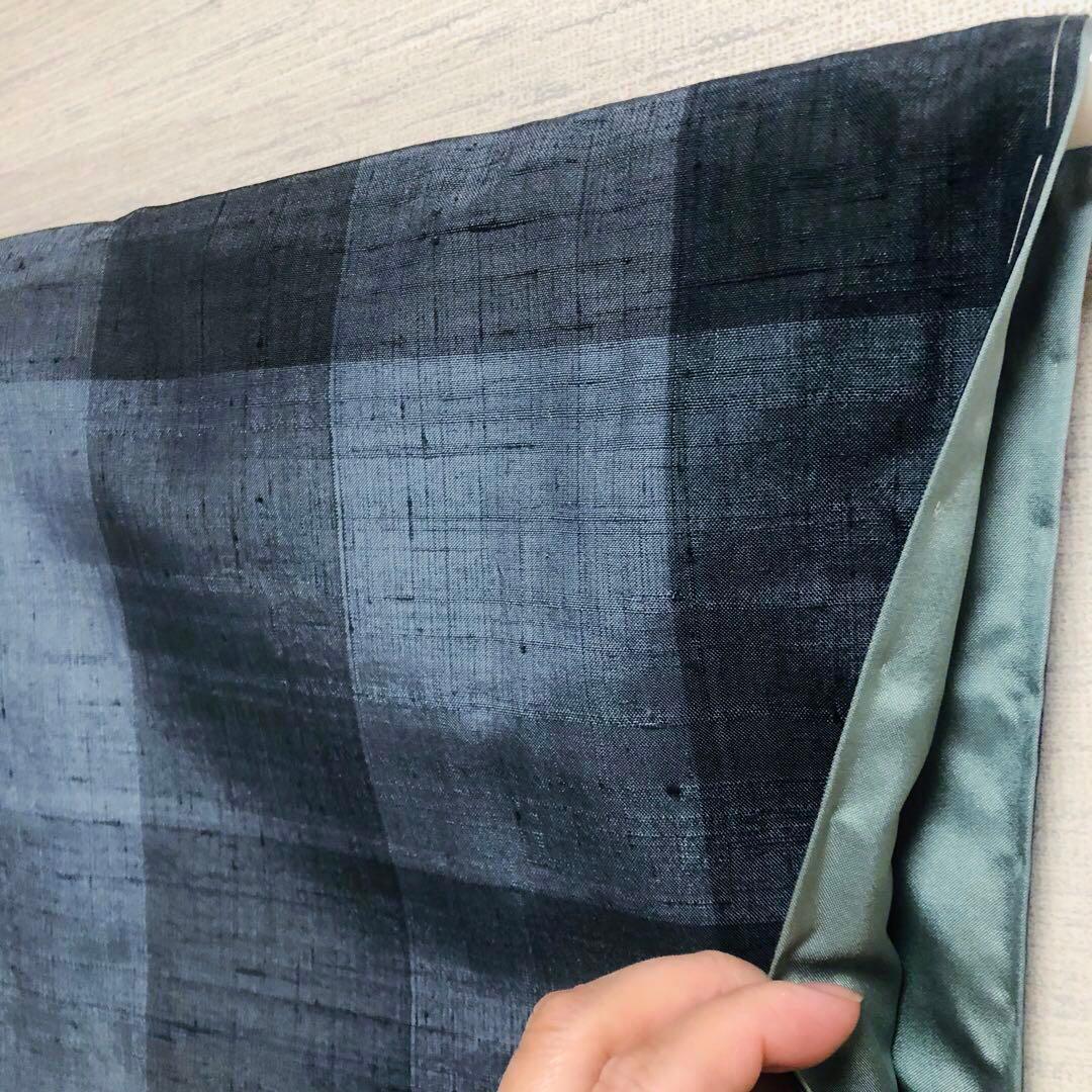 【未使用　トールサイズ】生紬　吉澤与一　付下げ　裄丈70.5 身丈169