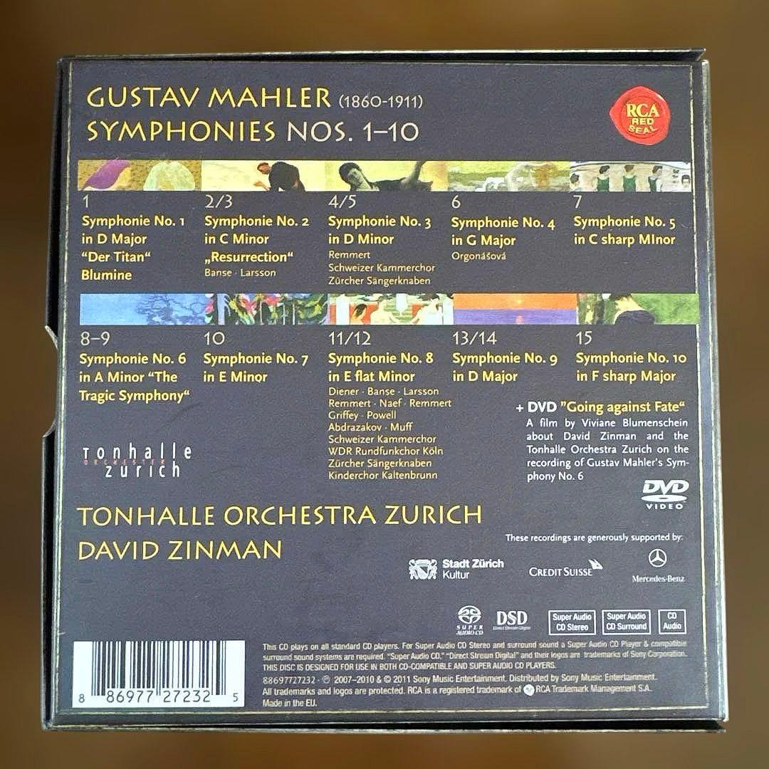 マーラーSymphonies No. 1-10 15SACD +1DVD