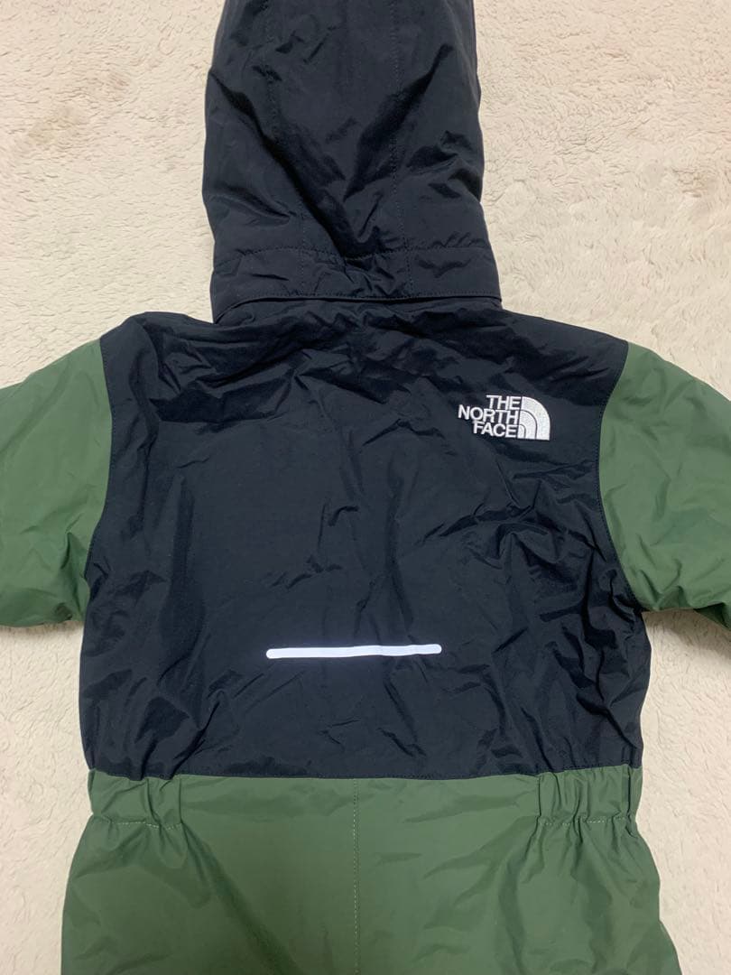 THE NORTH FACE スノーウェア 90cm カーキ ジャンプスーツ