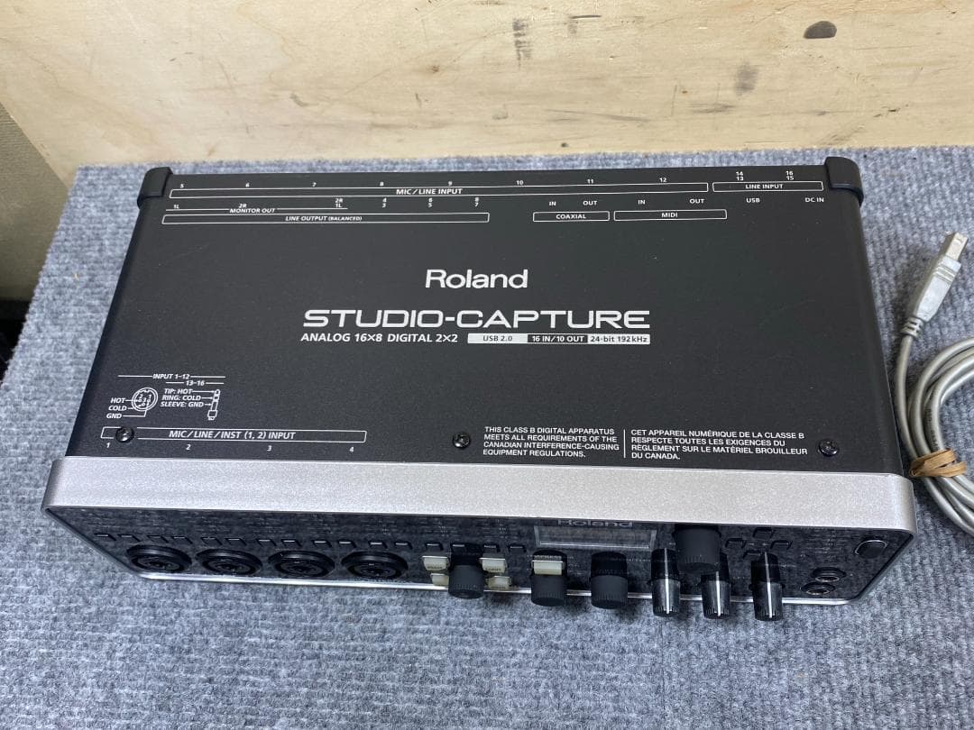 DTM・DAW 826 Roland UA-1610 studio capture