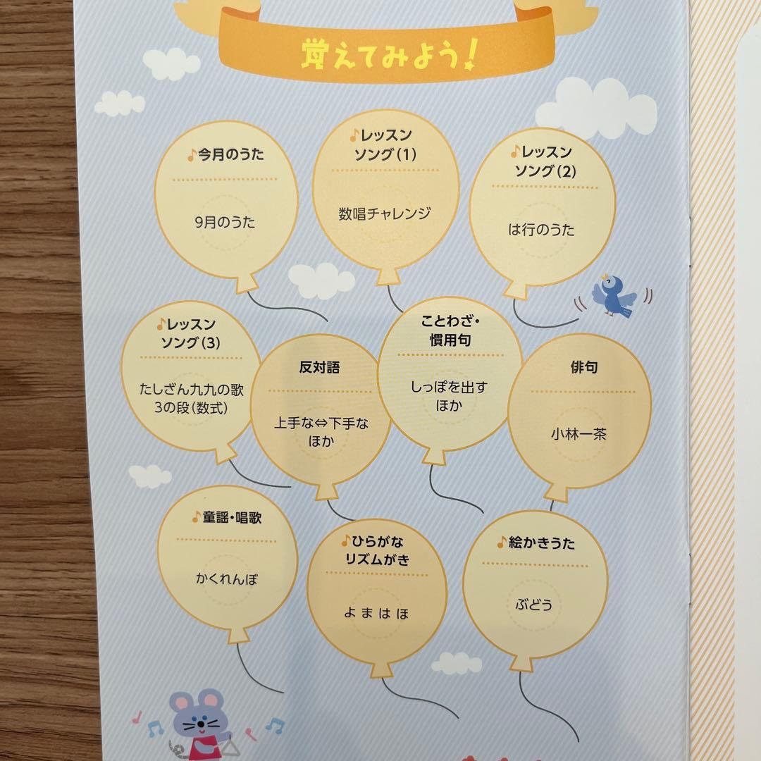 右脳開発　七田式　脳力開発CD 1年分 ねこ　年年少　2〜3歳