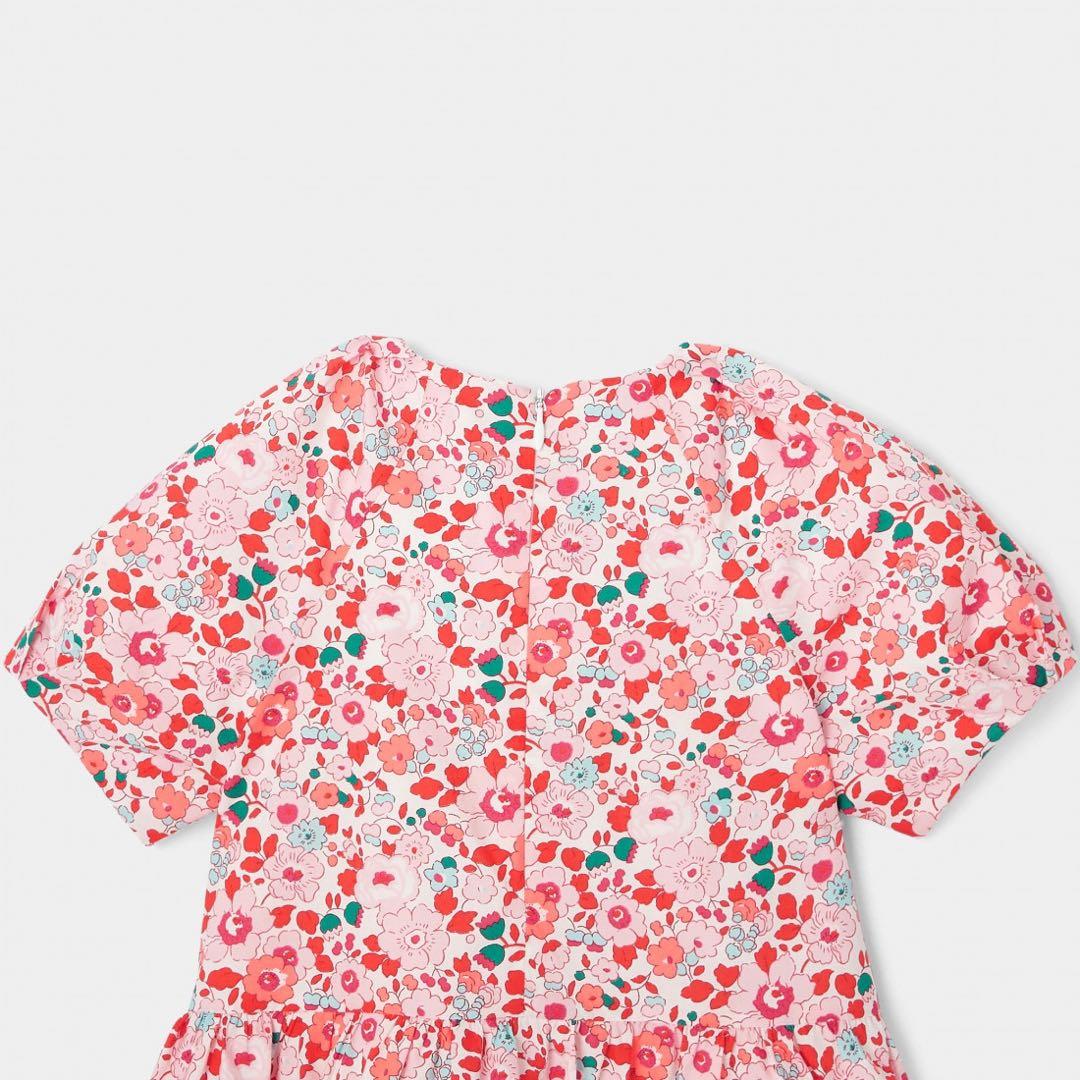 新品　Jacadi × LIBERTY コラボ 花柄　花柄 ワンピース　5A