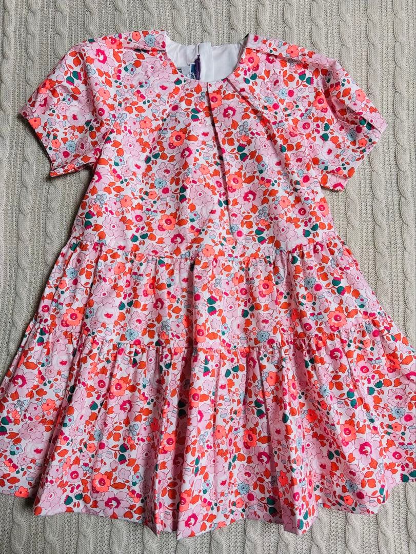 新品　Jacadi × LIBERTY コラボ 花柄　花柄 ワンピース　5A