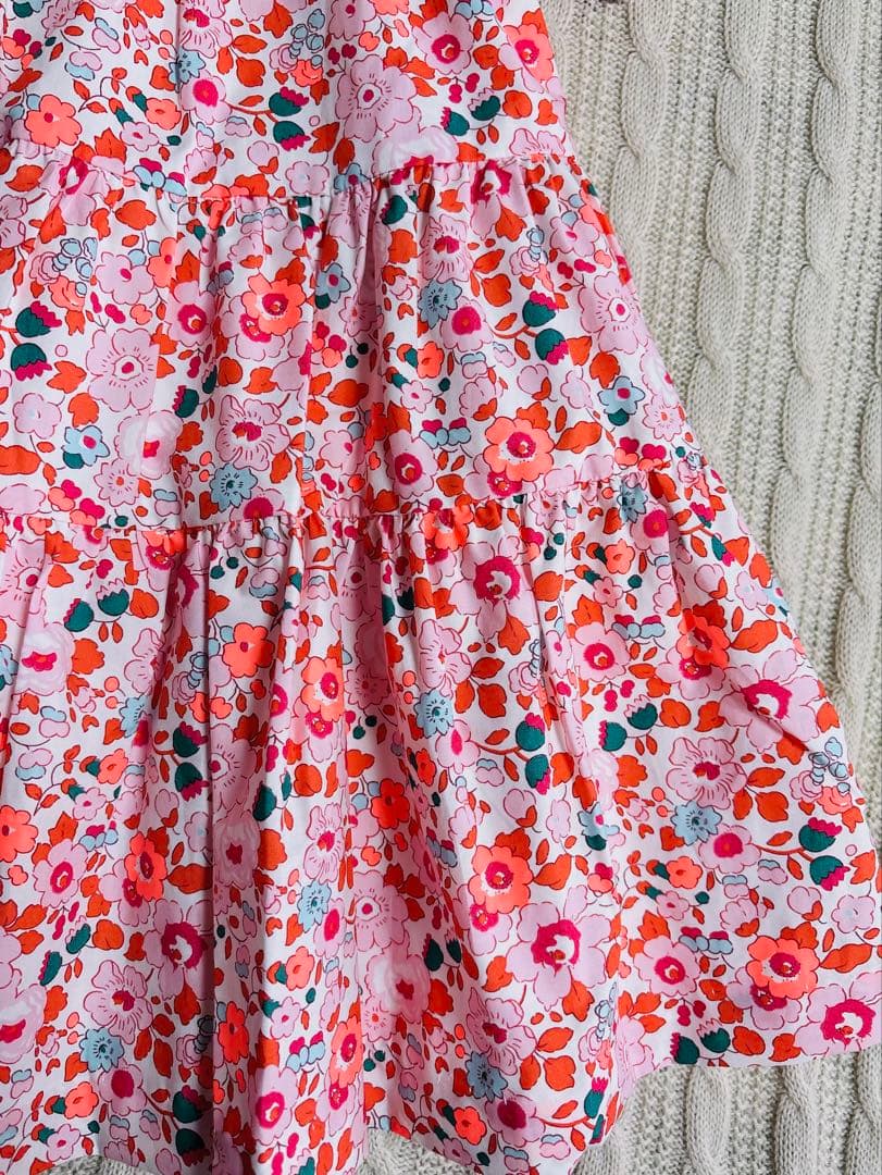 新品　Jacadi × LIBERTY コラボ 花柄　花柄 ワンピース　5A