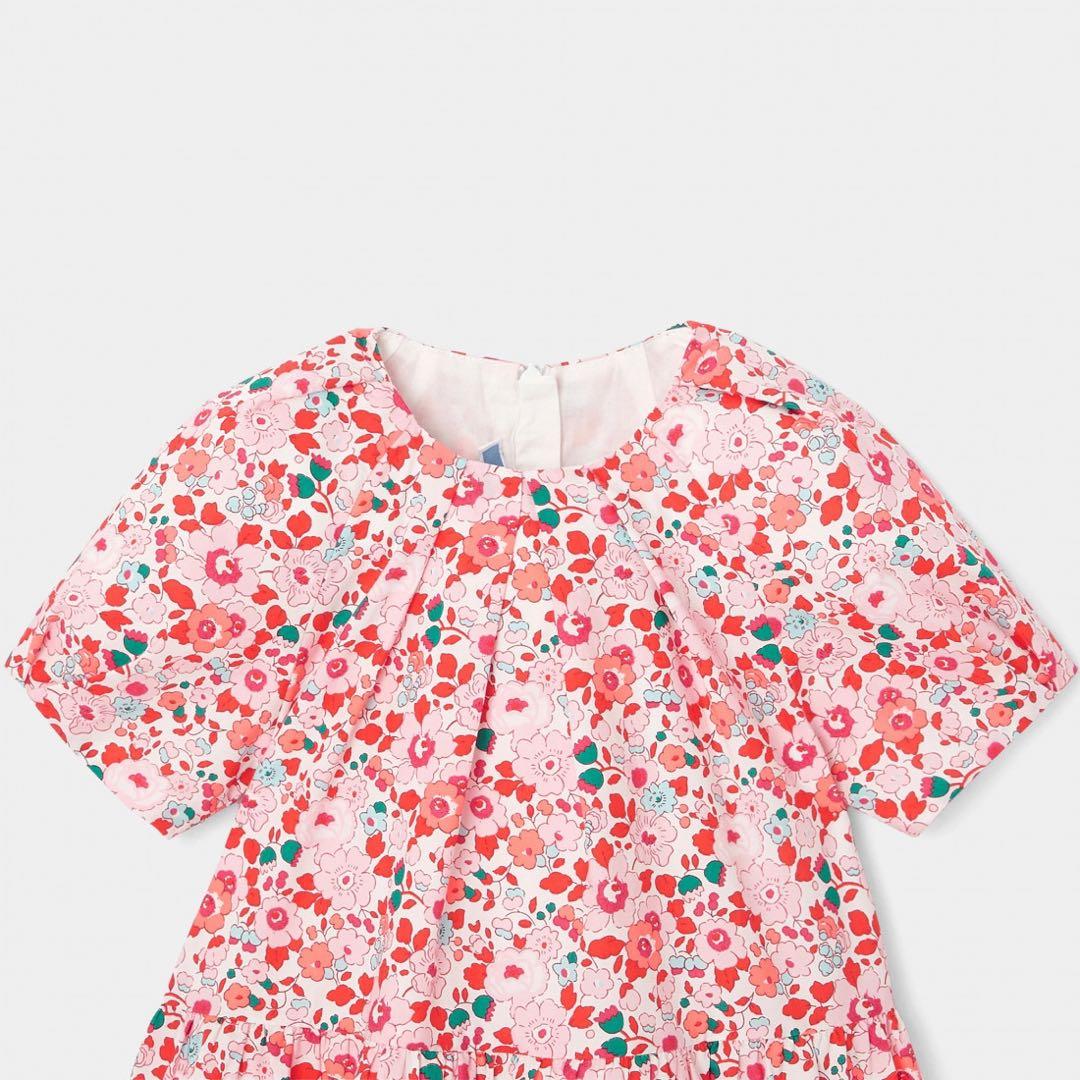 新品　Jacadi × LIBERTY コラボ 花柄　花柄 ワンピース　5A