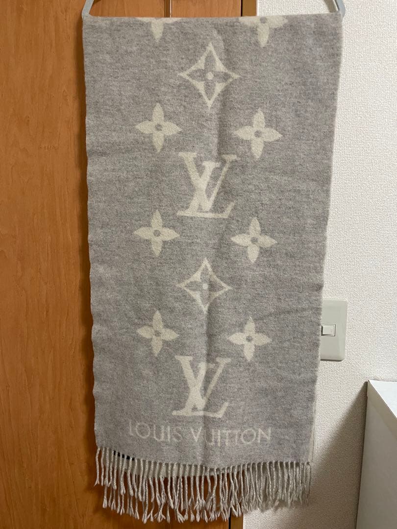 ルイヴィトン M78909　モノグラム　レイキャビック マフラー カシミア