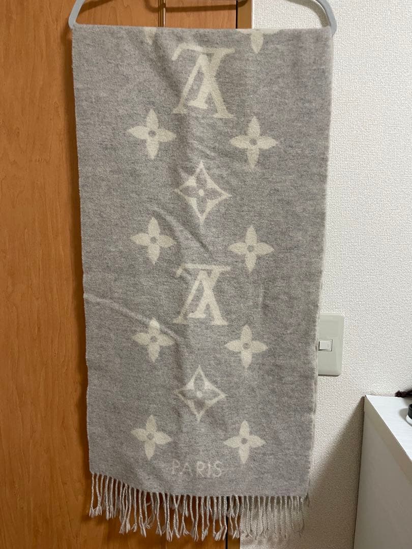 ルイヴィトン M78909　モノグラム　レイキャビック マフラー カシミア