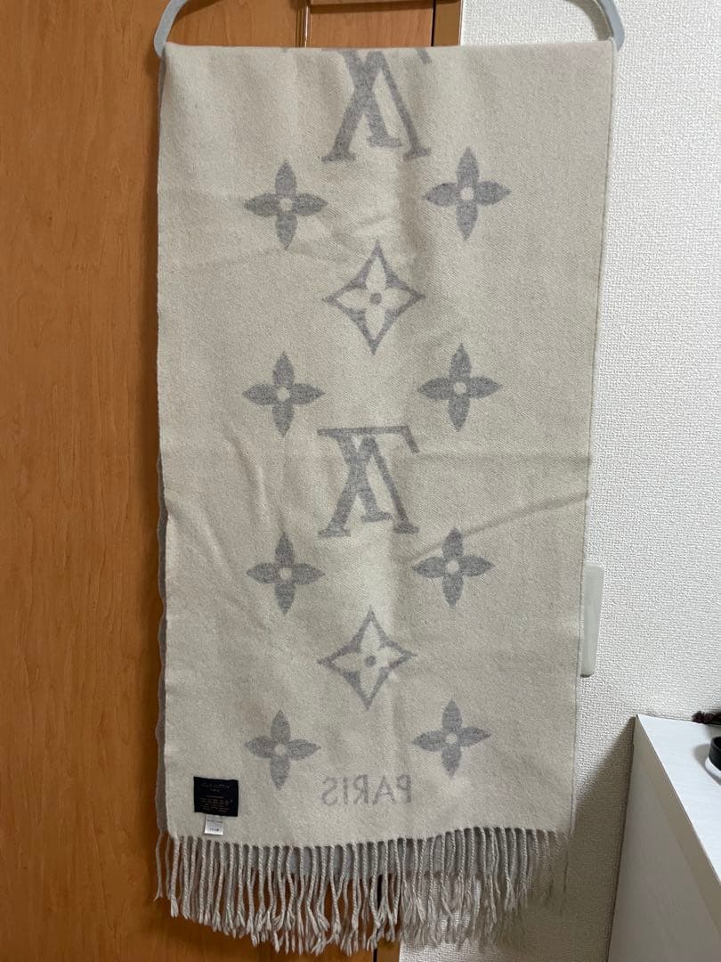 ルイヴィトン M78909　モノグラム　レイキャビック マフラー カシミア