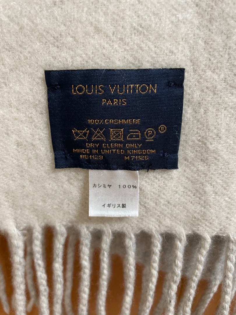 ルイヴィトン M78909　モノグラム　レイキャビック マフラー カシミア