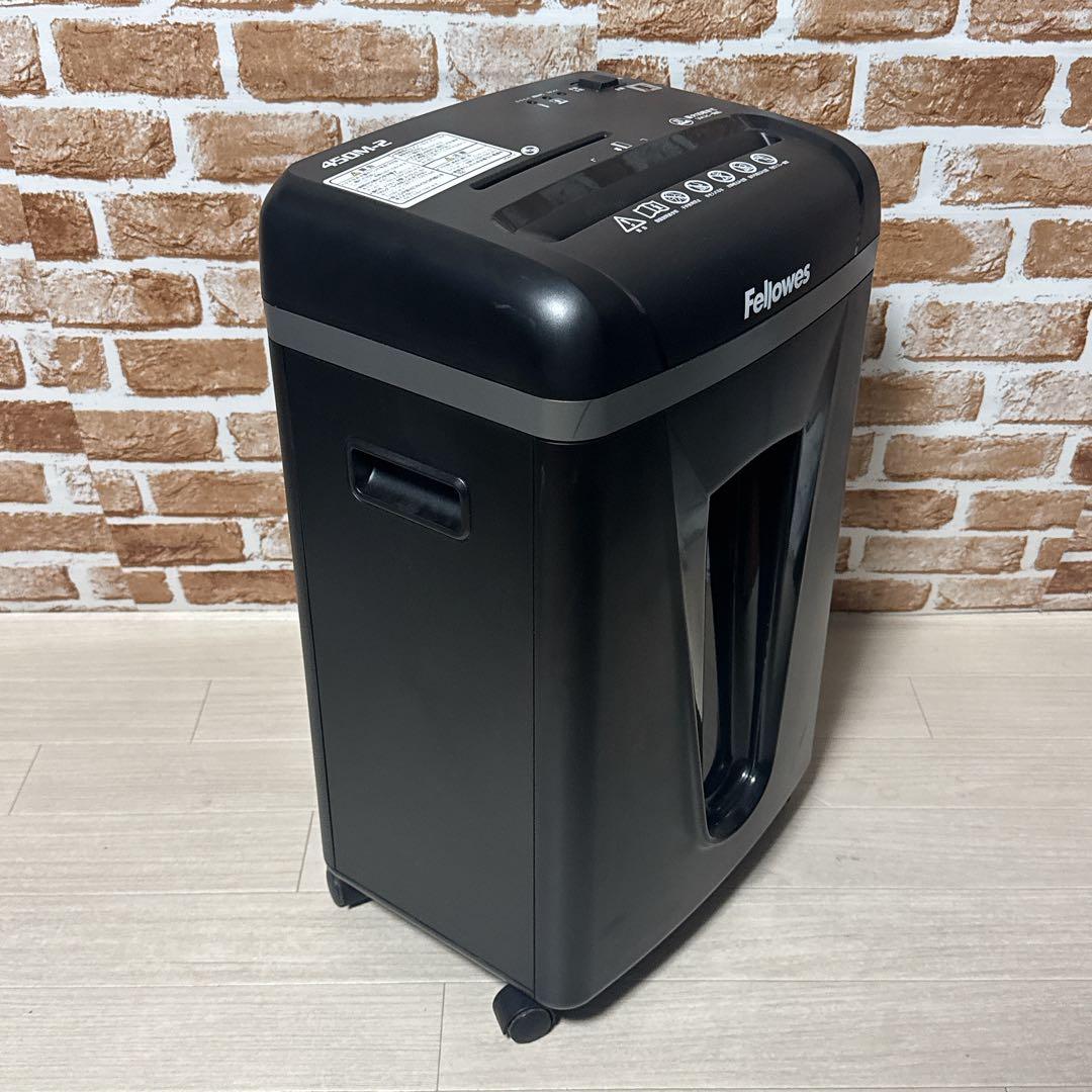 フェローズ 電動シュレッダー 450M-2 マイクロカット 家庭用 10枚 細断