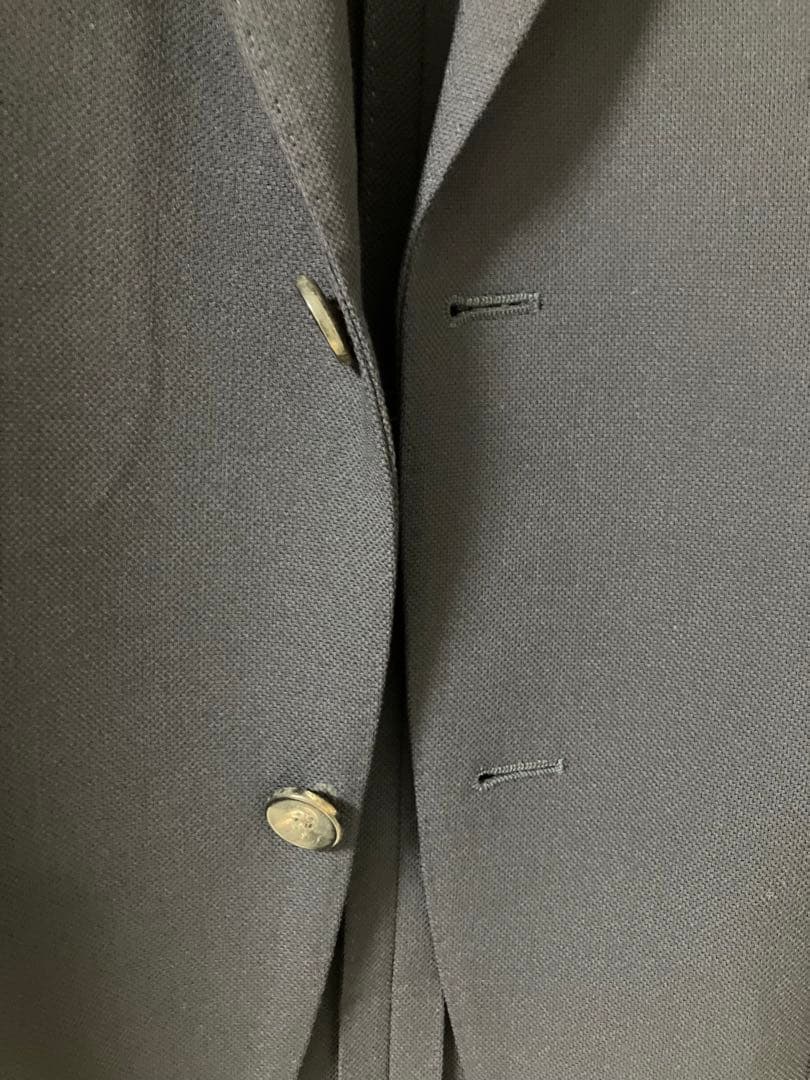 新品LARDINI ネイビー テーラードジャケット46ラルディーニ