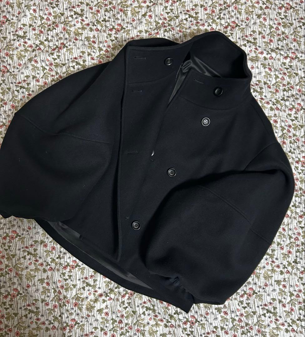 NOBLE メルトンパフスリーブショートコート　38サイズ