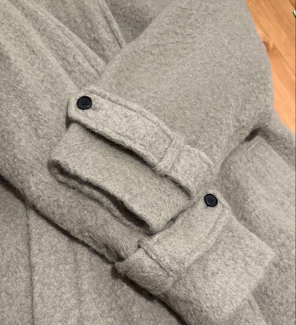 【トゥデイフル 】Shaggy Over Coat オリーブ 36