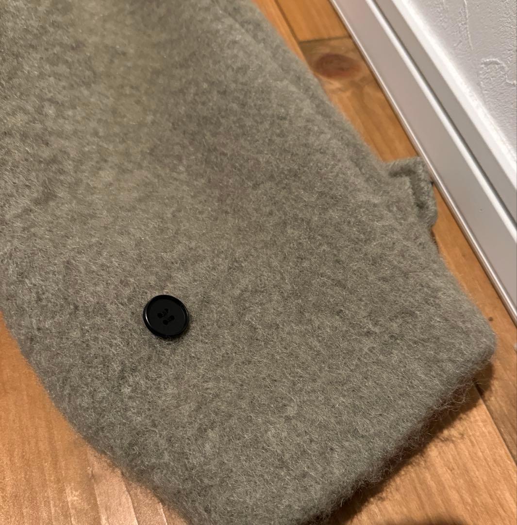 【トゥデイフル 】Shaggy Over Coat オリーブ 36