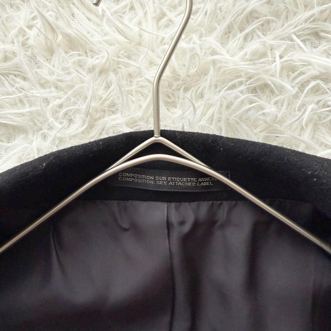 美品【Y's】チェスターコート　ウール　黒　2010AW サイズ3