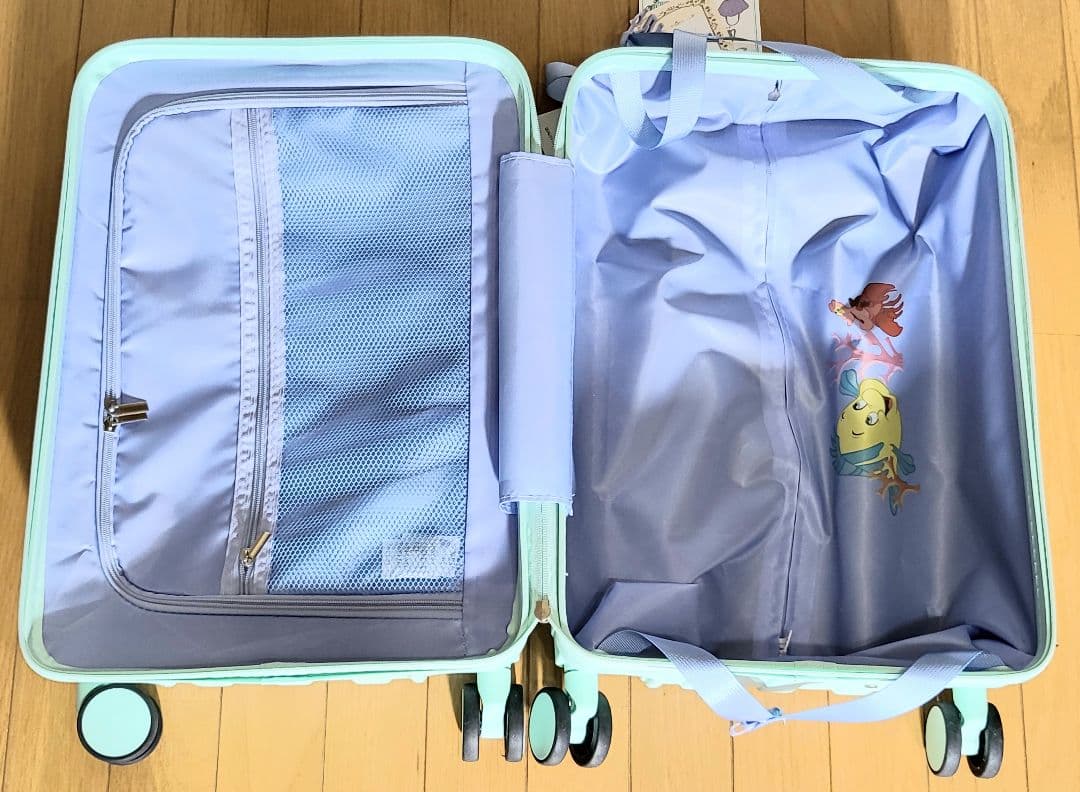 しまむら　ディズニー　アリエルスーツケース