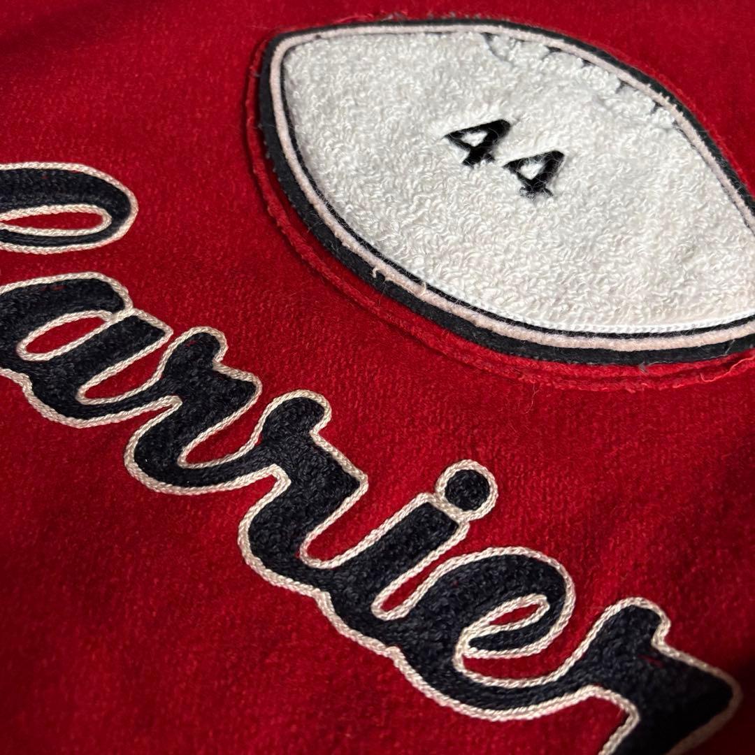 【90s vintage】レザースタジャン　本革　usa製　チェーンステッチ