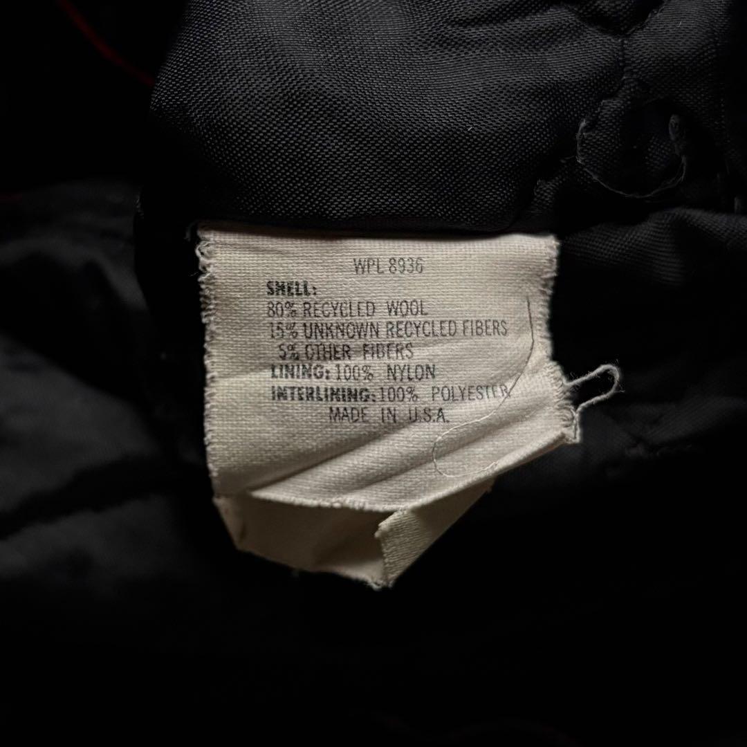 【90s vintage】レザースタジャン　本革　usa製　チェーンステッチ