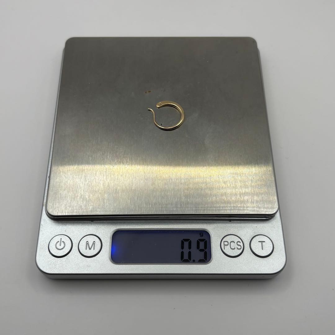 sympathy of soul グラデーションフックピアス イエローゴールド