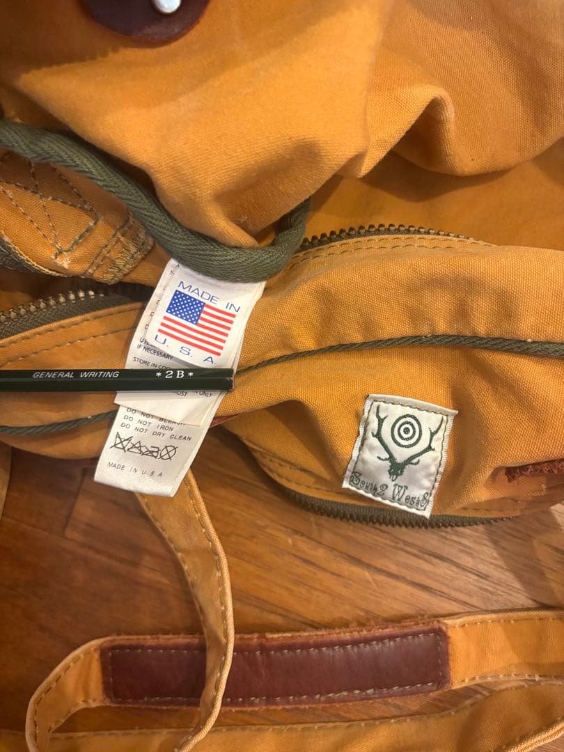 初期South2 west8 ショルダーバッグ キャンバスバッグ 3WAYアメ製