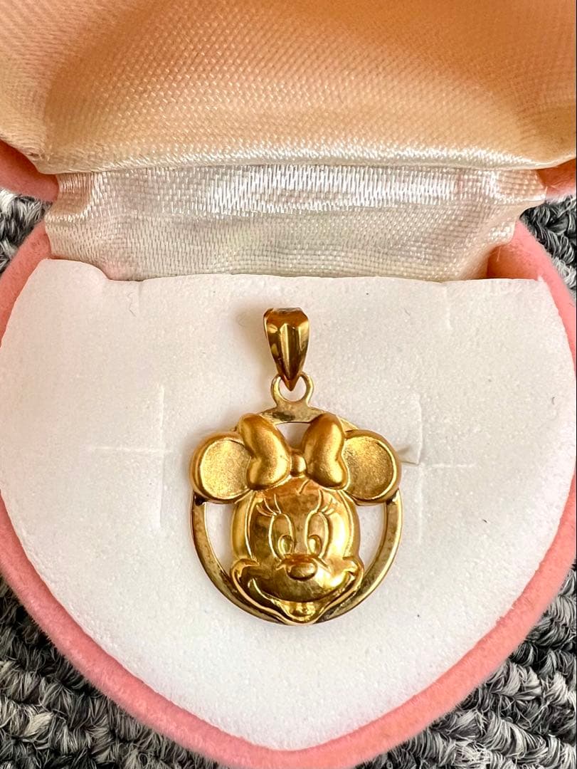 K18 ミッキーペンダントトップ公式ライセンス 18金